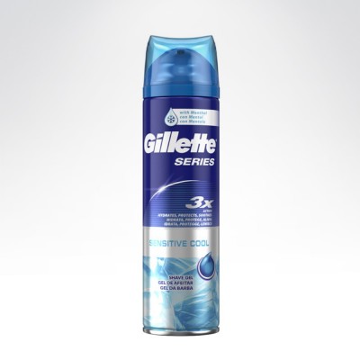 Gillette 200 ml Å¼el do golenia men Sensitive Cool