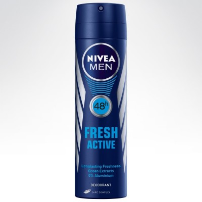 Nivea 150ml spray men Fresh Active
