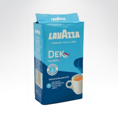 Lavazza kawa mielona 250g DEK classico bezkofeinowa