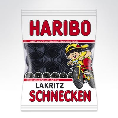Haribo 200g Lakritz Schnecken Lukrecjowe