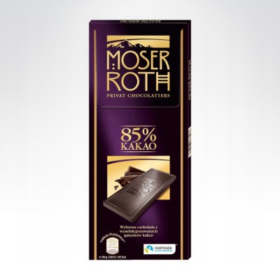 Moser Roth czekolada gorzka 85% kakao 125g