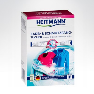 Heitmann chusteczki wyłapujące kolor 45szt