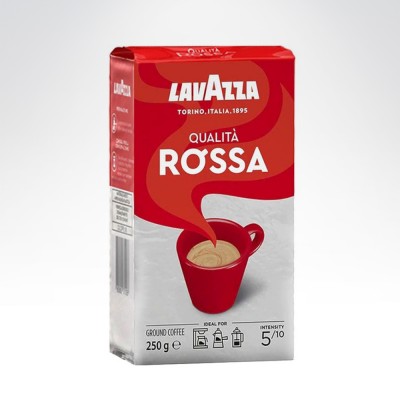 Lavazza kawa mielona 250g Qualita Rossa