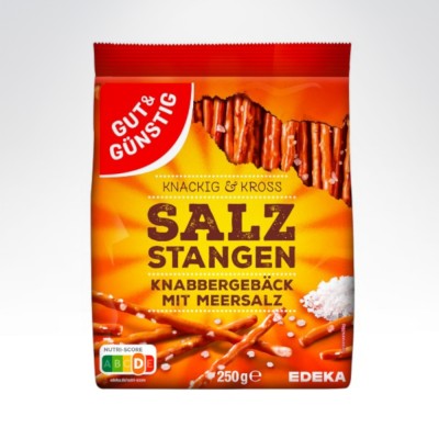 Gut&Gunstig Salz Stangen 250g