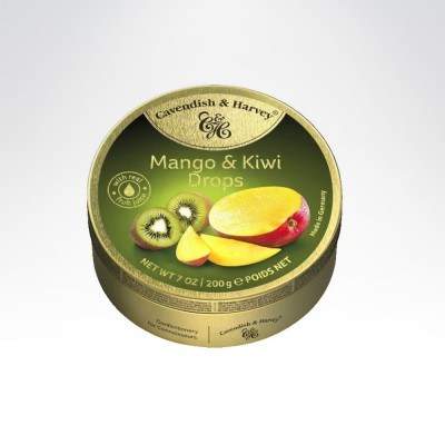 Landrynki puszka 200g Mango&Kiwi