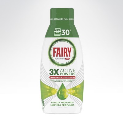 Fairy Platinum gel 600ml Limpeza Profunda