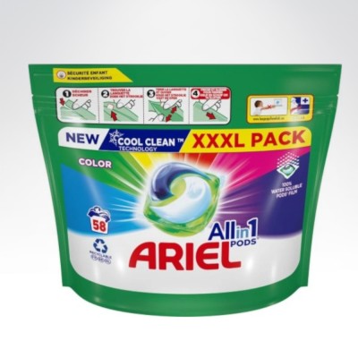 Ariel Allin1 Pods Color 58 kapsuÅ‚ek Coll Clean