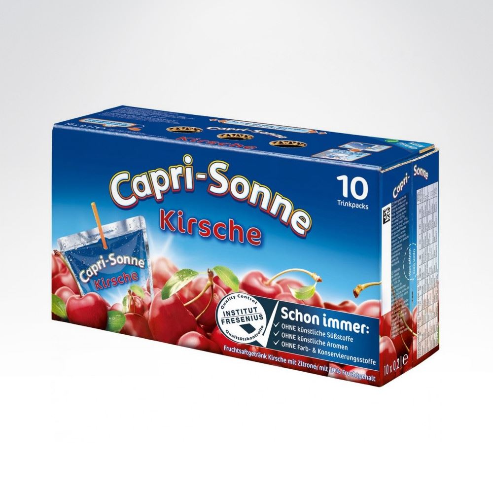 Capri Sonne 10 sztuk kartonik Wiśnia