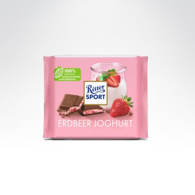Ritter Sport czekolada Erdbeer Joghurt 100g