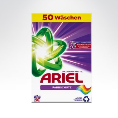 Ariel 50 prań - 3250g proszek do koloru