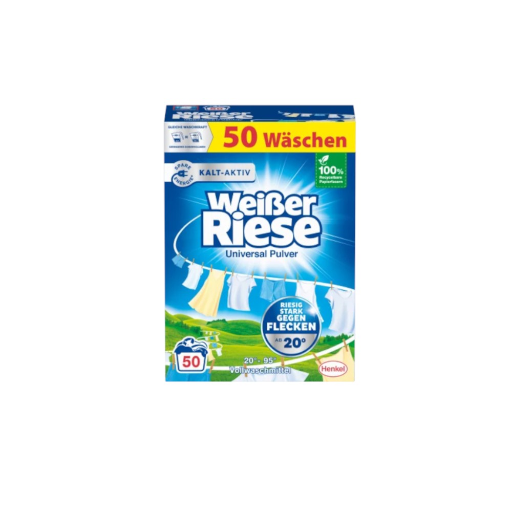 Weisser Riese 50 prań - 2,2kg Universal Niemiecki proszek do prania