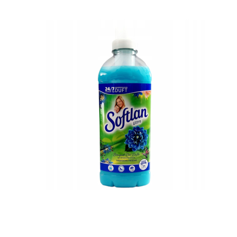 Softlan 31 płukań - 650 ml Tropische Frische płyn do płukania DE