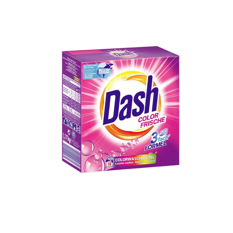 Dash 18 prań - 1,17 kg Kolor Niemiecki proszek do prania