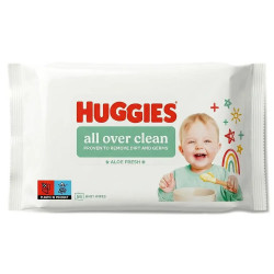 Huggies All Over Clean Chusteczki Nawilżane 56szt DE