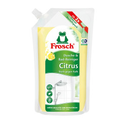Niemiecki ekologiczny zapas do czyszczenia kabin prysznicowych Frosch Citrus 950ml.